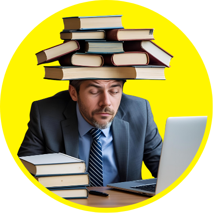 Dosen sedang mengajar dengan percaya diri menggunakan slide presentasi profesional yang dibuat oleh jasa pembuatan PPT Markaz AI.