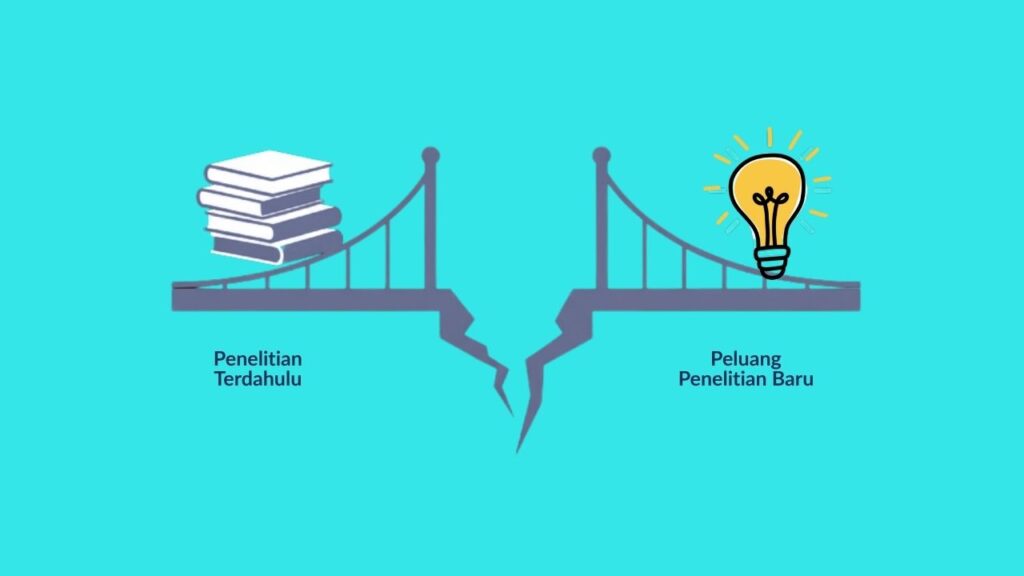 Ilustrasi research gap dalam penelitian menunjukkan kesenjangan pengetahuan yang perlu diteliti oleh dosen Indonesia