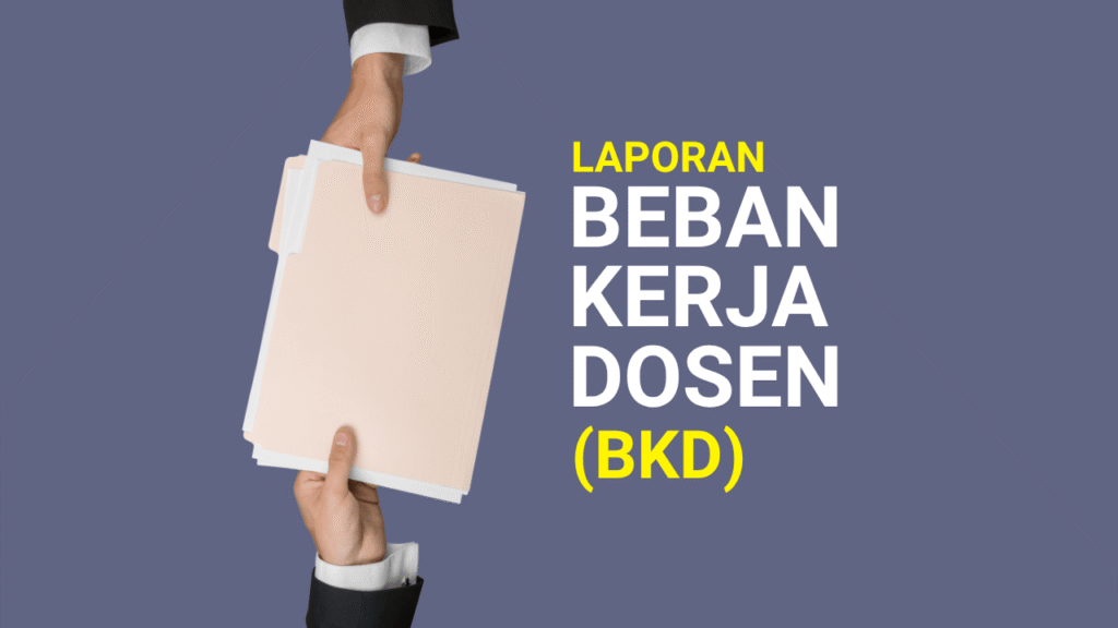 Ilustrasi dosen Indonesia sedang mengelola beban kerja dosen BKD mencakup pendidikan penelitian dan pengabdian masyarakat